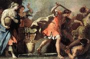 RICCI, Sebastiano Moses Defending the Daughters of Jethro Germany oil painting artist